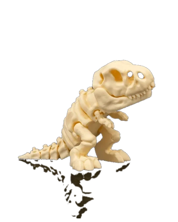 T-Rex esqueleto articulado impresso em 3D